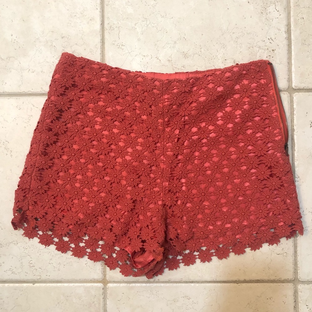 High waisted shorts